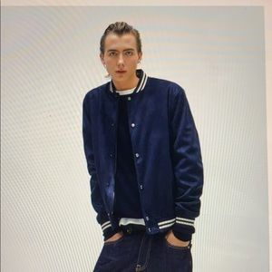 NWT! ZARA Faux Suede Bomber Jacket - S/38